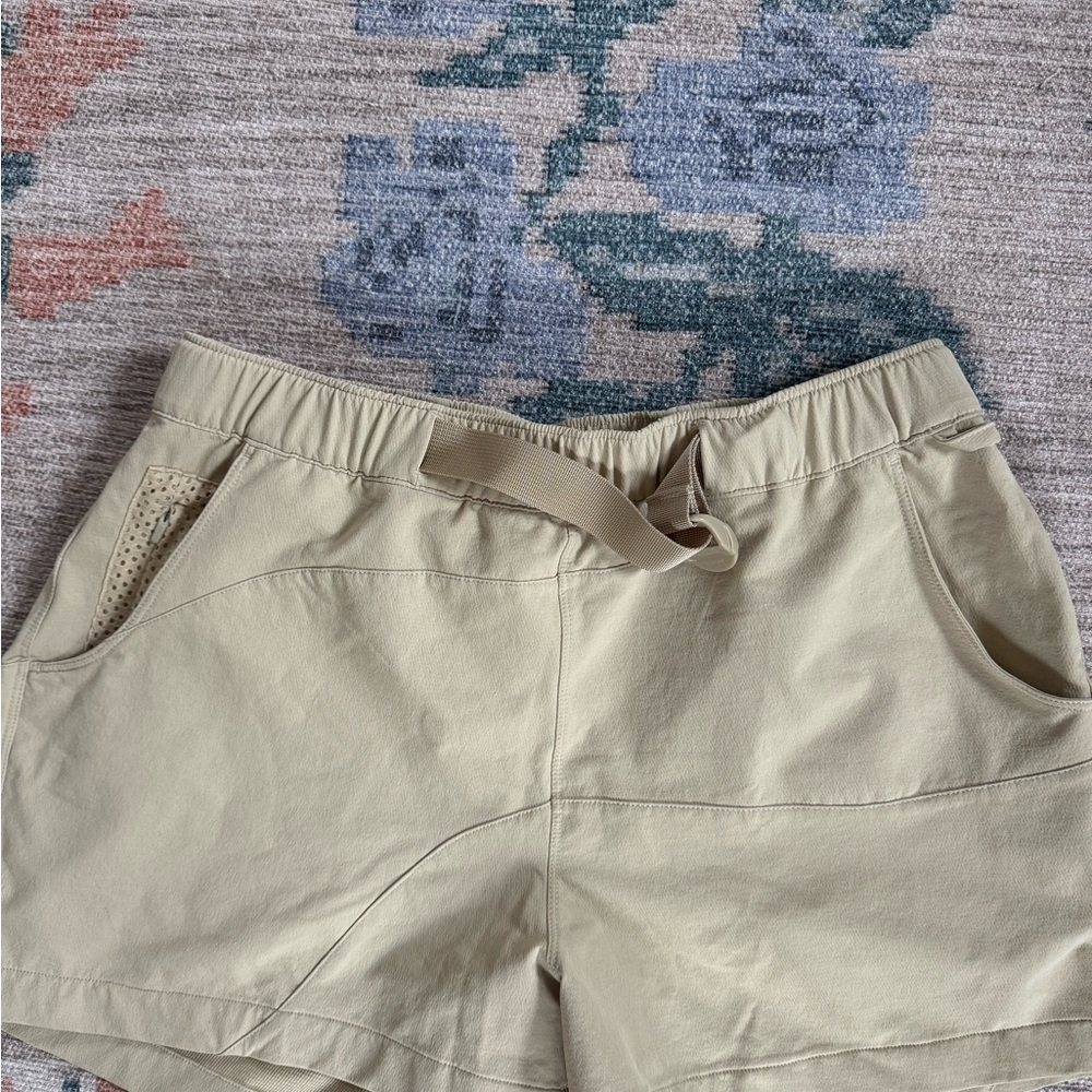 Outdoor Voices Tan Women's Hiking Shorts